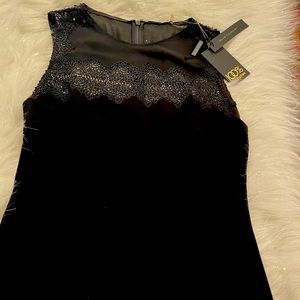 NWT Ellie Tahari black cocktail dress size 2